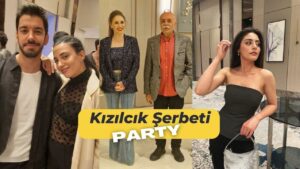 Gli attori della serie Kizilcik Serbeti hanno festeggiato la fine della prima stagione della serie